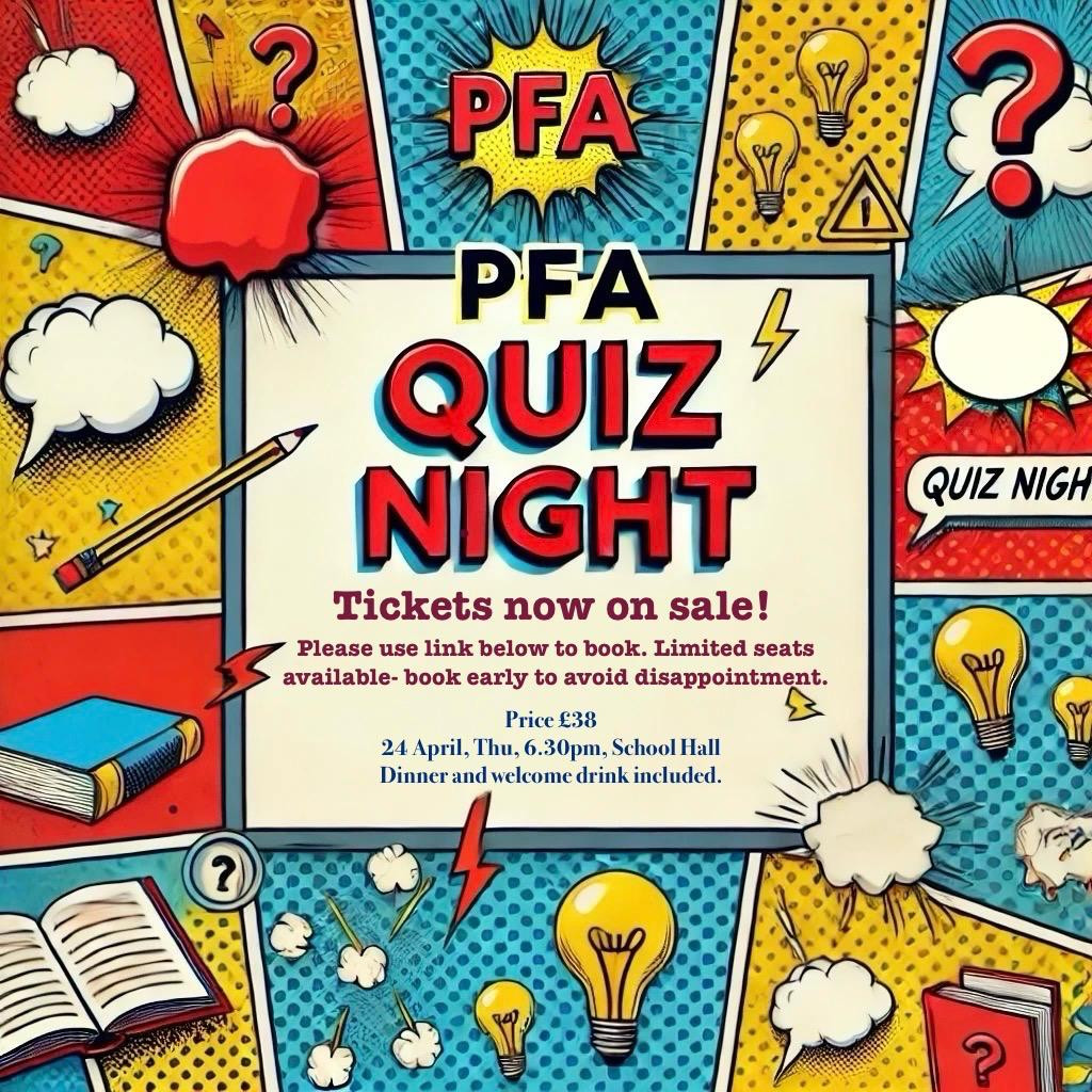 PFA Dinner and Quiz Night